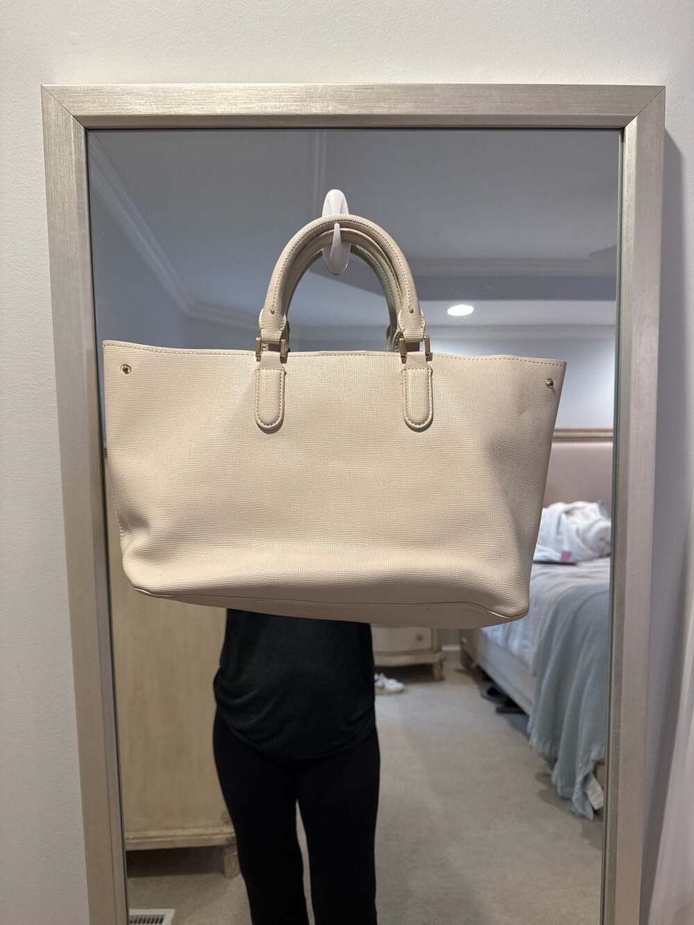 ZARA Faux Leather Shoulder Bag/Tote